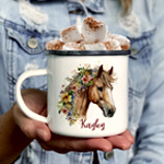Portrait Metal Camp Mug | Personalizedplanet.com