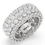 Premium The Moxy Eternity Ring : With Clarity