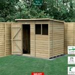Pressure Treated Pent Wooden Shed - Shedstore