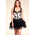 Print Custom Made Overbust Corset - Luxenoir