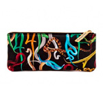 Printed Pouch 21cm X 9cm Snakes - Bernardelli Stores