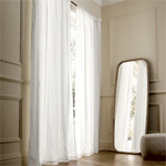 Private Curtain With Pleating Tape : La Redoute