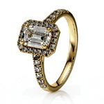 Promise Me Diamond Halo Ring : Atelier Du Diamant