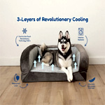 Pupchill Cooling Bolster Dog Bed | Paw