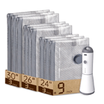 Pure Style Vacuum Storage Bags Kit - Vacbird