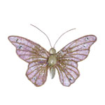 Purple Butterfly Decorative Clip H10 - Maisonsdumonde