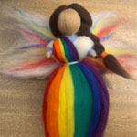 Rainbow Fairy Needle Felting Kit | Happy Hedgehog Post
