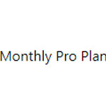 Monthly Pro Plan