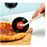 Record Player Pizza Cutter -Cadeau