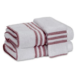 Beach Road Red Stripe Wash Cloth - Fig Linens And Home