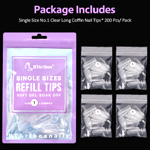 Refill Tips Soft Gel - Btartboxnails.com