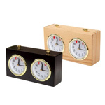 Regulation Wooden Mechanical Chess Clock - Chess Shop