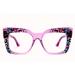Reina Cheetah Print Optical Glasses | Vooglam
