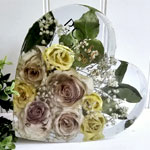 Resin Heart Wedding Bouquet Preservation | Sals Forever Flowers