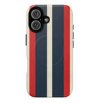 Retro Monaco Stripe Matte iPhone Case | Case Happy