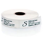 Clear Rolled Address Labels