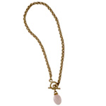 Handmade Rose Quartz Pendant | Misook