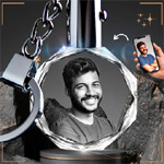 Round Crystal Keychain - Captur3D