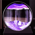 Round Glass Deep Sea Sandscape | Inspire Uplift