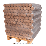 Round Hardwood Briquettes - Brennstoffe Guenstiger
