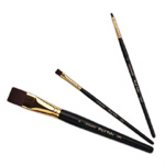 Ruby Flat Brushes : Greatart.co.uk