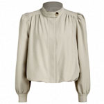 Ruched Ruffle Oversized Jacket : Shopcider.com