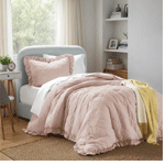 Ruffle Edge Comforter Set - Livnco.com