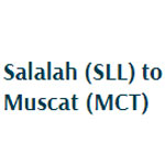 Salalah SLL To Muscat MCT Booking : Omanair
