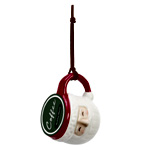 Santa Coffee Pod Mug Ornament : Demdaco.com