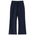Saturday Trouser Navy Pinstripe - Janet Howard Nyc 