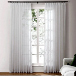Scandina Solid Voile Sheer Curtain - Twopages Curtains