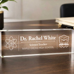 Science Teacher Desk Name Plate | Stunninggift4u.com