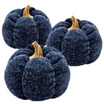 Set of 3 Plush Fabrics Pumpkins , Tuesday Morning