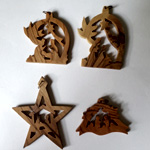 Set Of 4 Ornaments - JerusalemExport