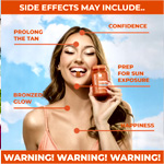 Shine Brown Beta Carotene Tanning Gummies : ByRokko