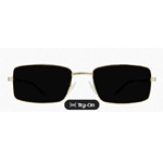 Shiny GoldSunglasses : GlassesDirect