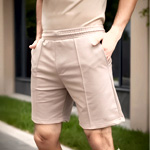 Shorts Pobedov Nebo Beige : Pobedov.com