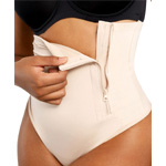 Side Zip Tummy Control Thong - Shapellx