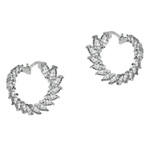 Sideways Hoop Earrings - Cateandchloe.com