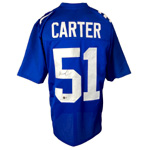 New York Signed Blue Football Jersey - Sports Integrity