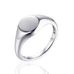 Sterling Silver Signet Ring : Siebeljuweliers.nl