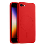 Silicone Case MagSafe for iPhone 8 Red - Casify Tech