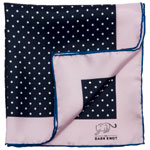 Silk Pocket Square Navy - The Dark Knot