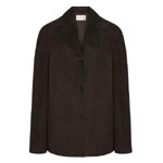 Single-Breasted Suede Jacket , Sv77