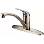 Single Lever Cast Spout Kitchen Faucet | Ajmadison.com