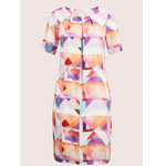 Sleeved Dress With Print - Madeleine 
