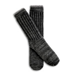 Gray Men's Slipper Socks | Demdaco