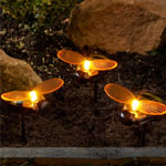 Smart Solar LED Bee Stake Light : Lightbulbs-direct