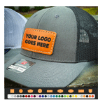 Snapback Trucker Cap Custom Leather Patch - Kodiak Wholesale