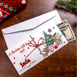 Snowman Design Christmas Card Money Wallet | Callie